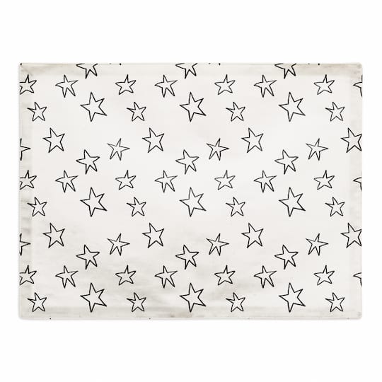 Simple Star Pattern Cotton Twill Placemat